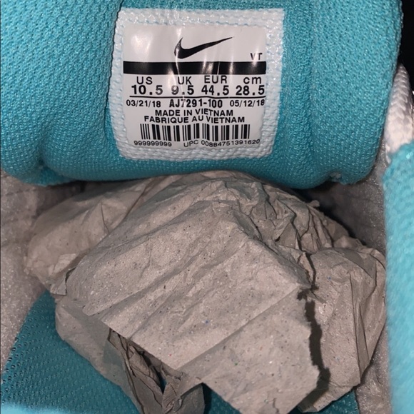 Air Vapormax 97 White/Aqua-Varsity Purple - Picture 6 of 8